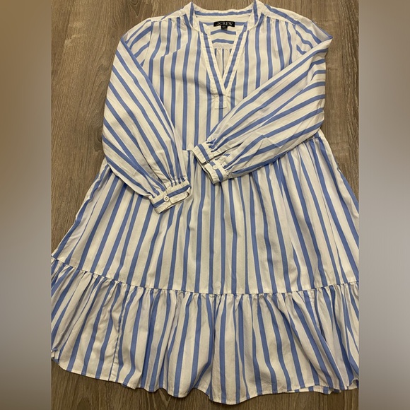 J. Crew Tiered cotton poplin mini dress in Barrie stripe- XXS - Picture 6 of 16